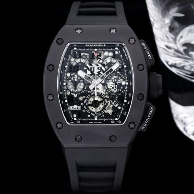 Richard Mille RM011 Black carbon fiber Watch